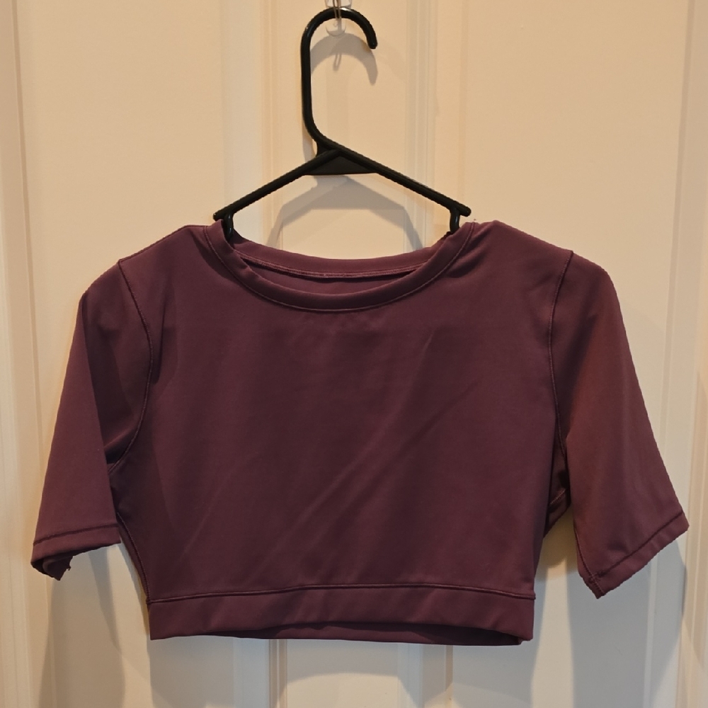 Lululemon Womens Purple Crop Top